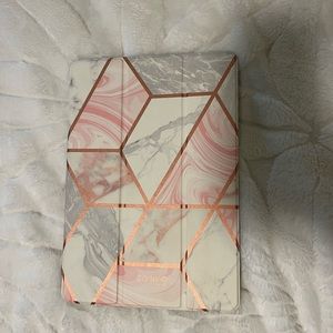 iPad 10.2 Pink and Gold Marble Case